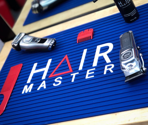 Har Master Barber Station Mat - Blue $25.00