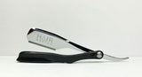 Hair Master Straight Polished Exposed Razor black color $25