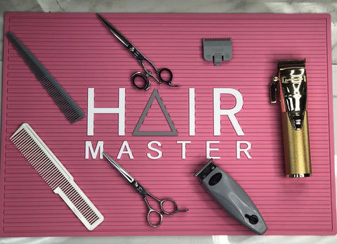 Hair Master Barber/Stylist Station Mat- Pink $25.00